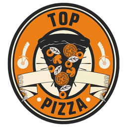 Top Pizza logo.